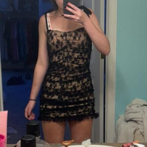 Lulus Women's Black Dress - Picture 1 of 5